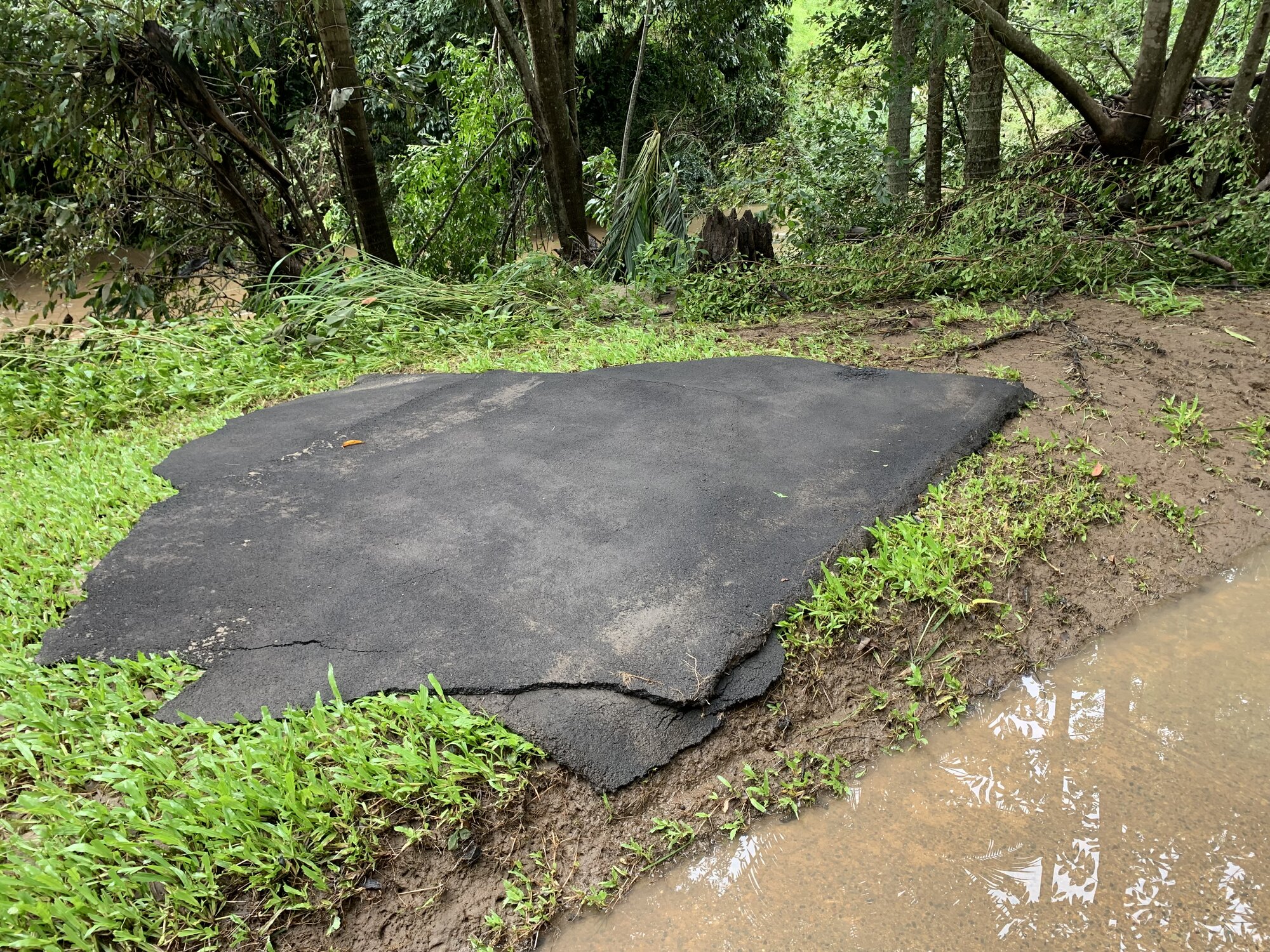 Flood aftermath at Model Railway Park, Nambour. February 2022