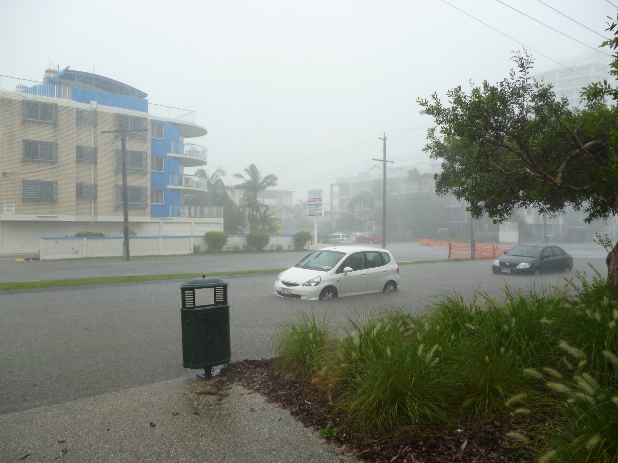 Flooding at Maroochydore Library 2011
