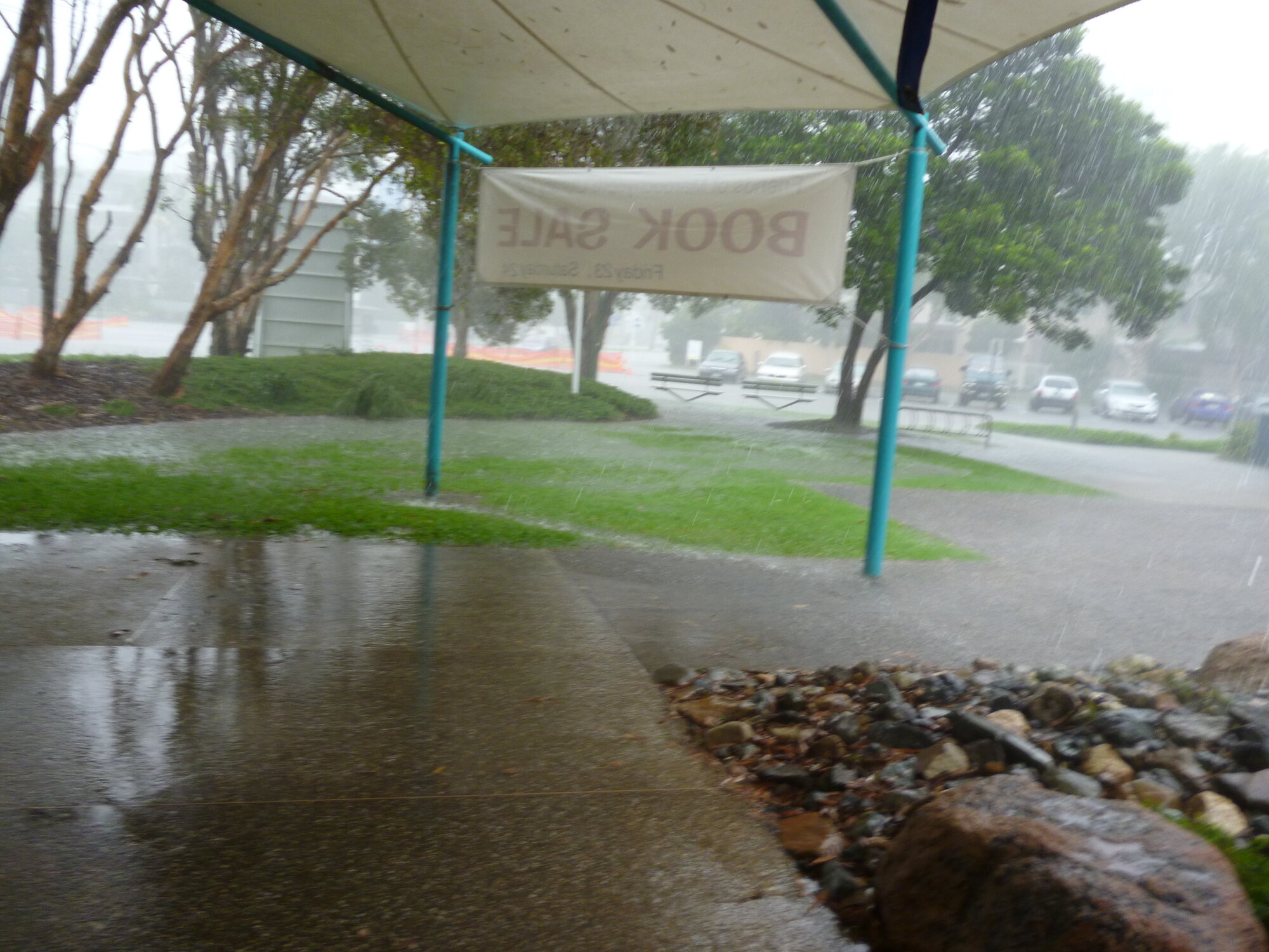 Flooding at Maroochydore Library 2011