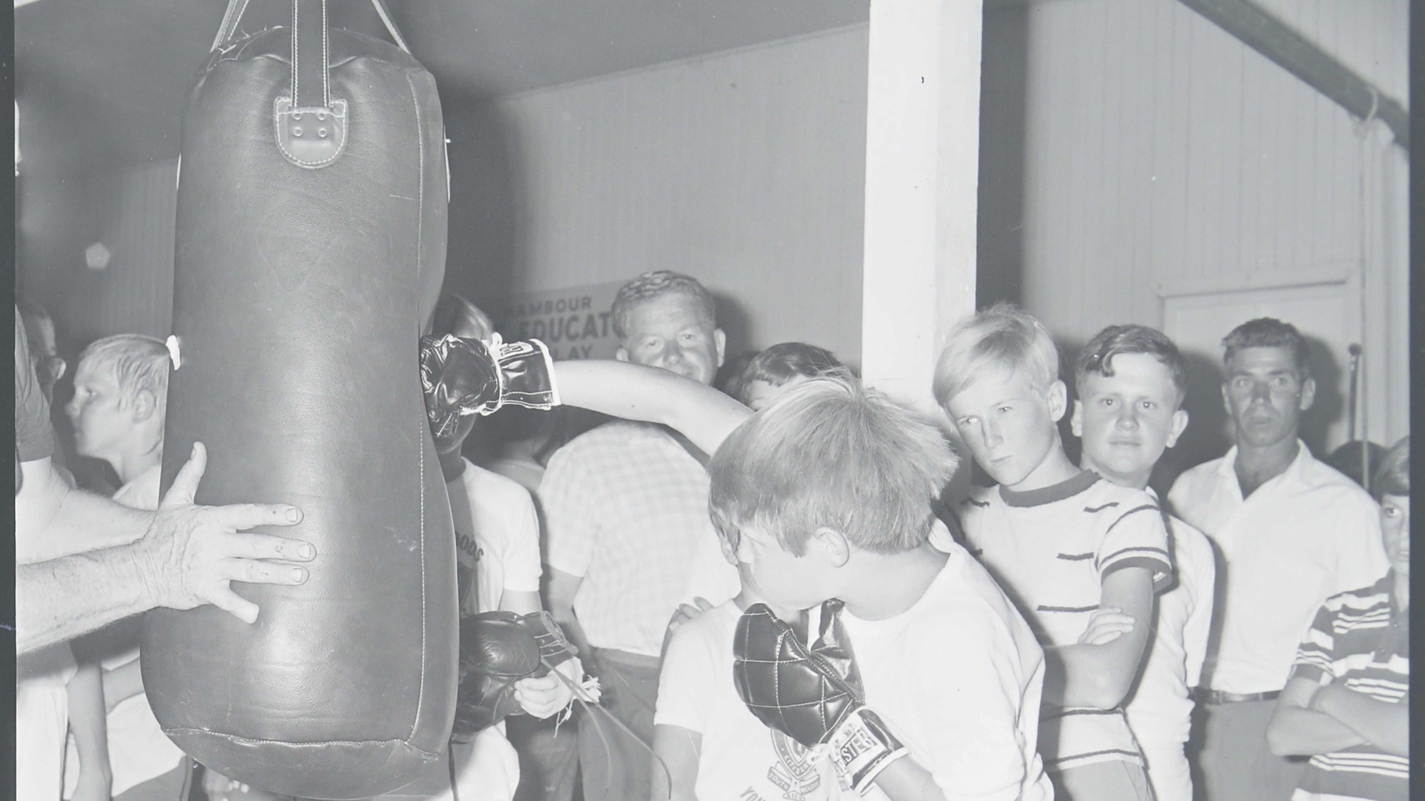 #77 - Police Youth Club Boxing Practice - 1971