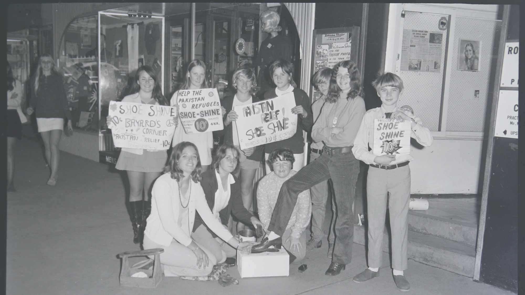 #89 - Shoe Shine Fund Raising for Pakistan Refugees - 1971