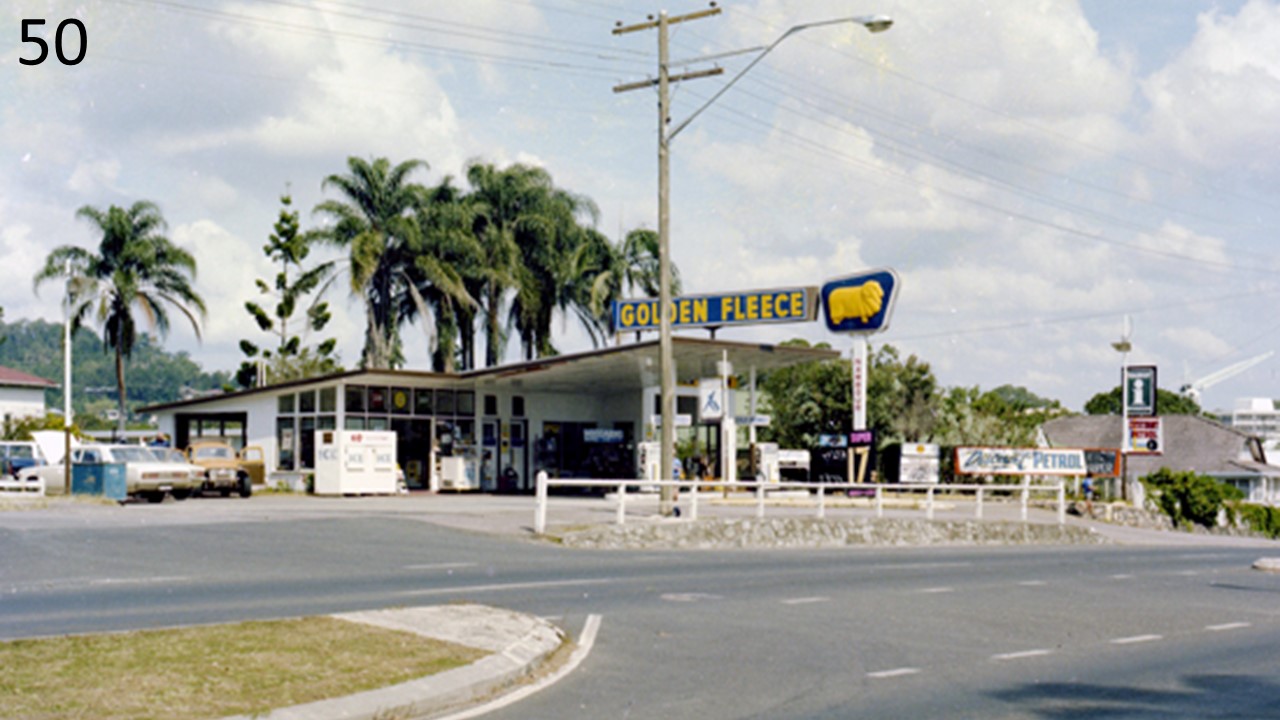 Golden Fleece Service Station, Nambour, 1978