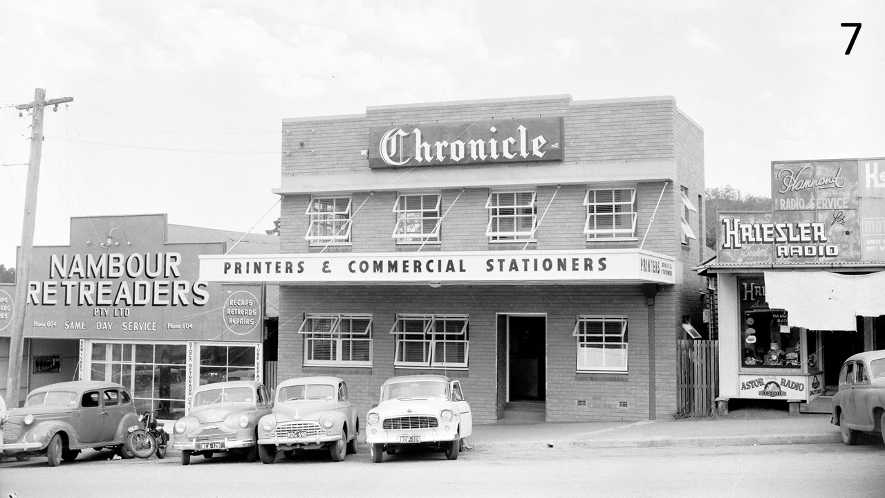 Nambour Chronicle Office, 1958