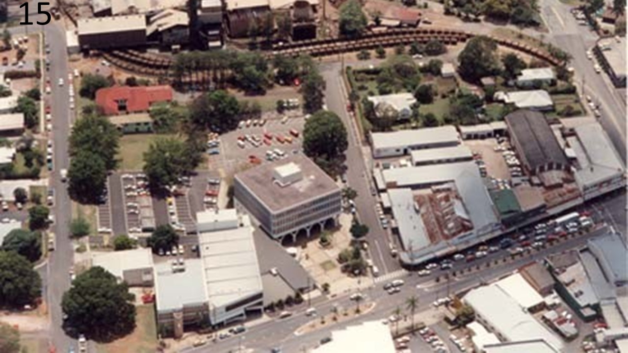 Aerial view of Nambour 