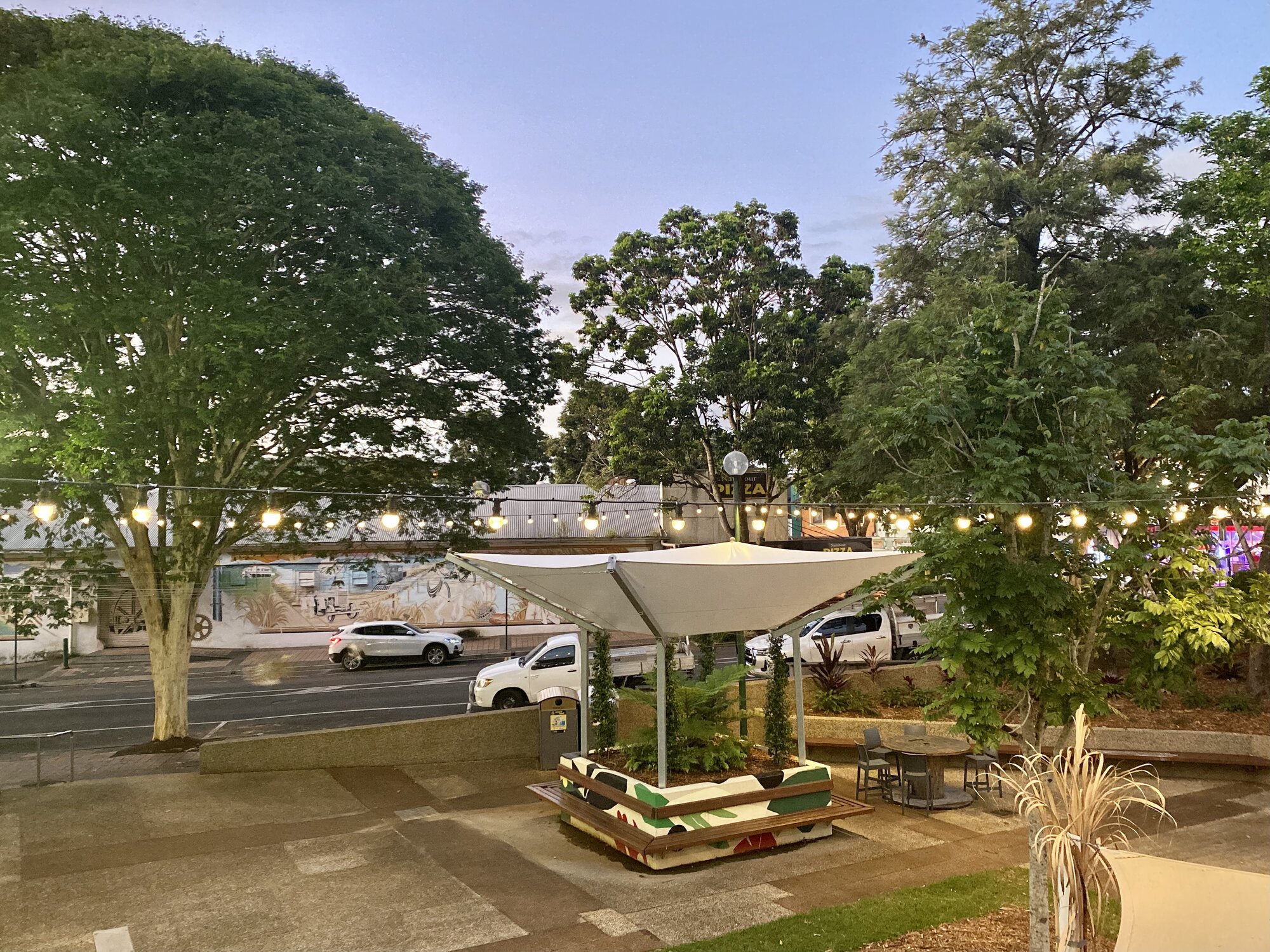 Nambour Forecourt Early Evening