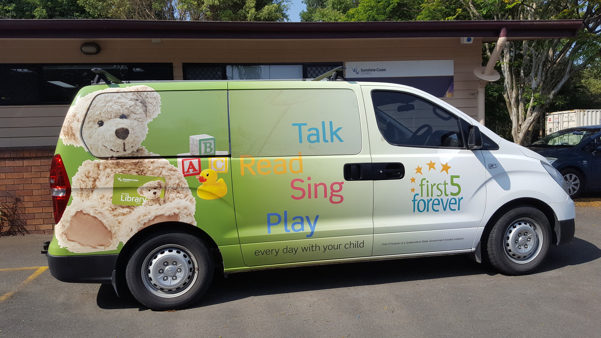 Sunshine Coast Libraries First Five Forever Van