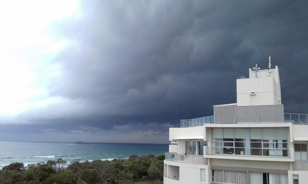 Summer Storm over Marcoola Beach