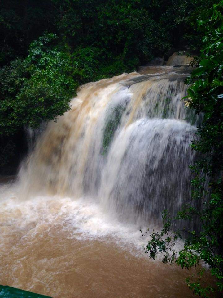Buderim Falls after heavy rain
