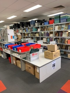 Library Collection Services Building Interior