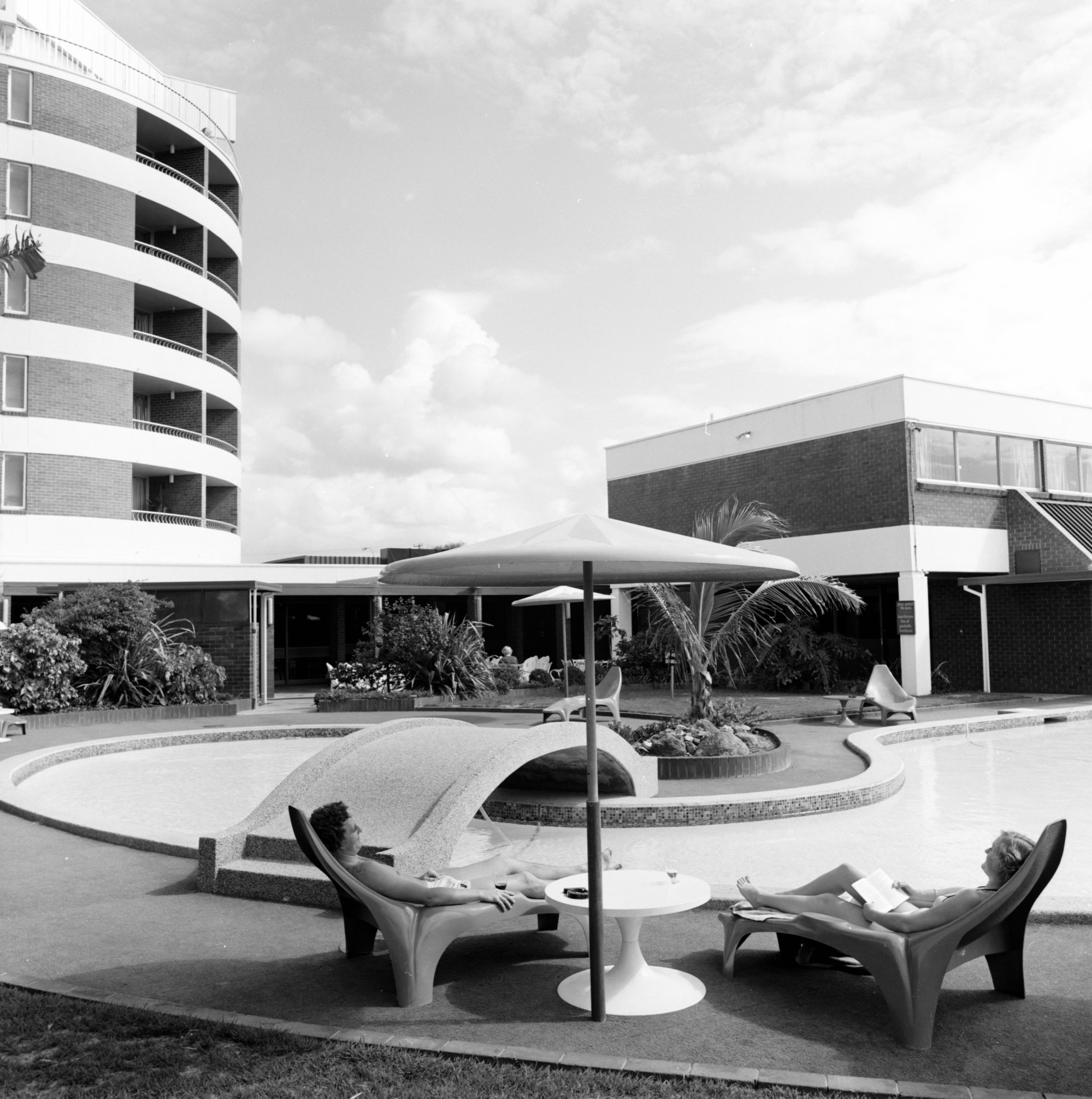  Pool area at the Surfair International Hotel
