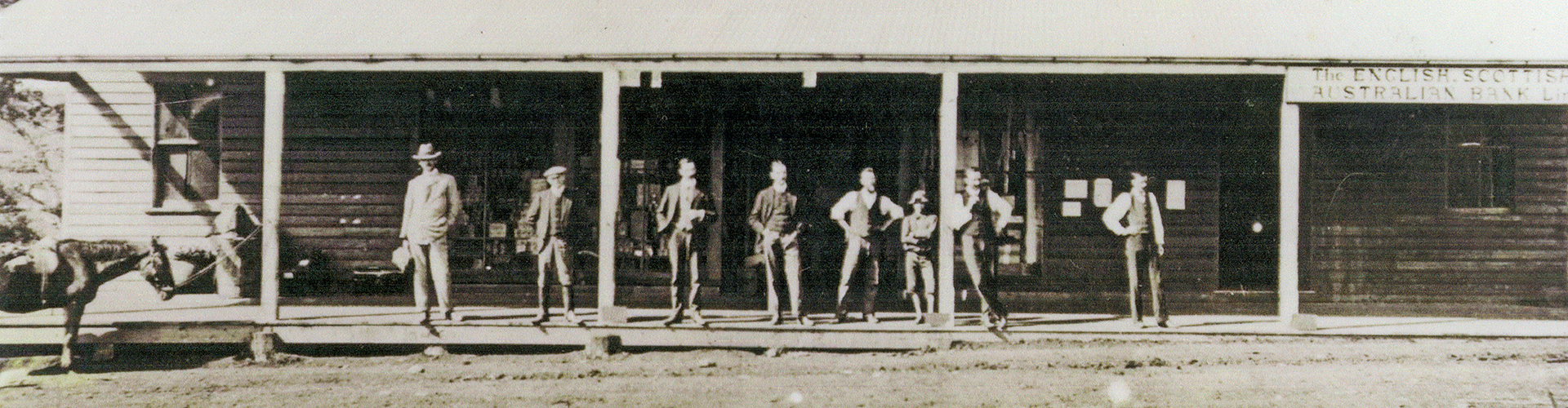 Maleny's first store and E.S. &amp; A. Bank, Maple Street, Maleny, ca 1910