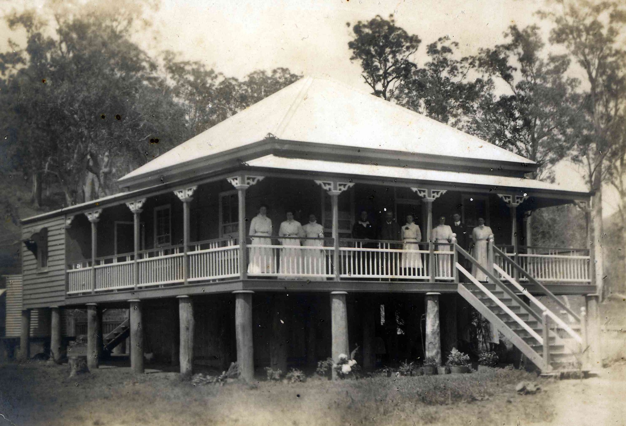 Andrew and Janet Luke at Sunny Brae morning after their Silver Wedding celebration