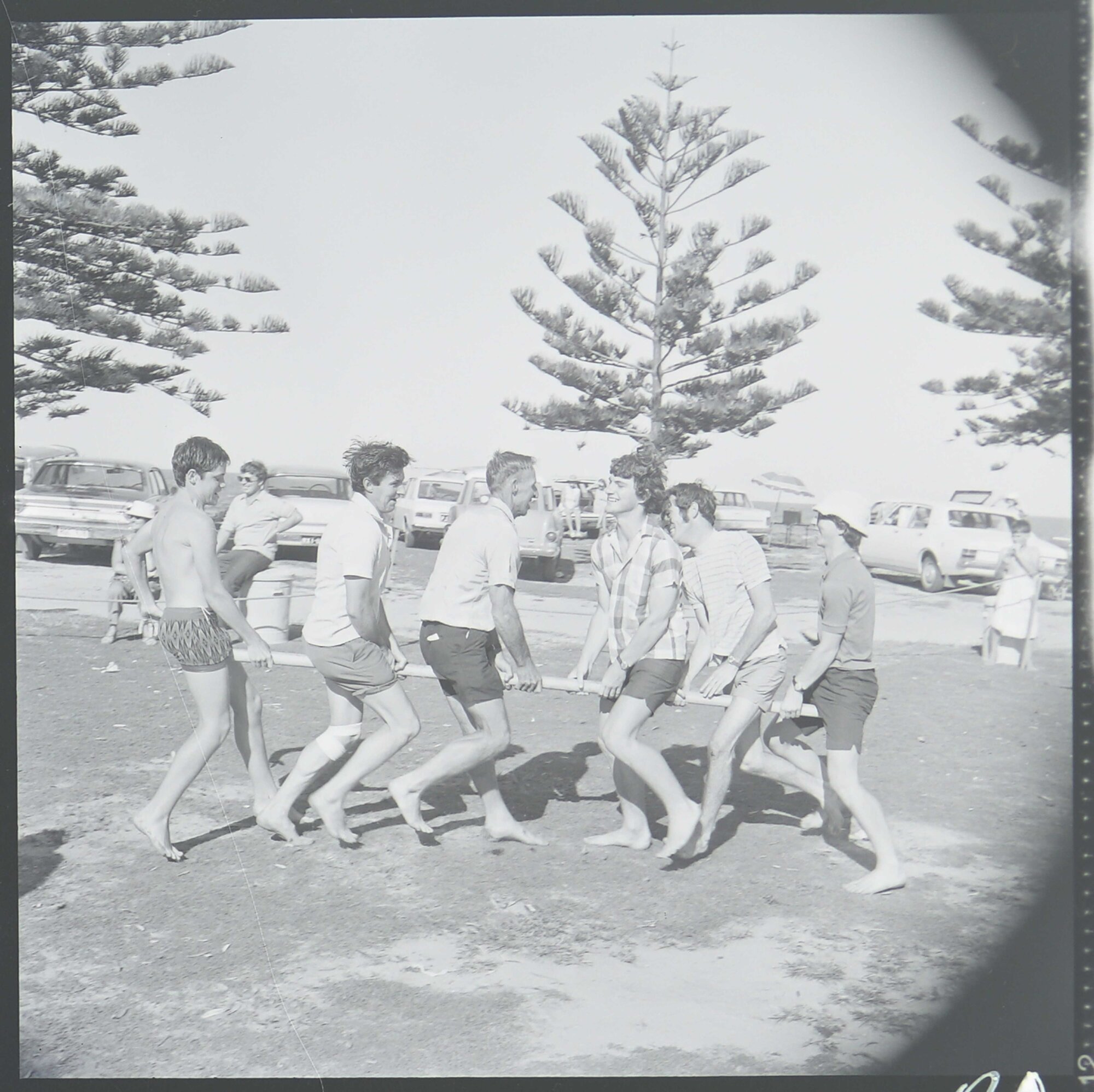 #98 - Greasy pole tug of war competition - 1971
