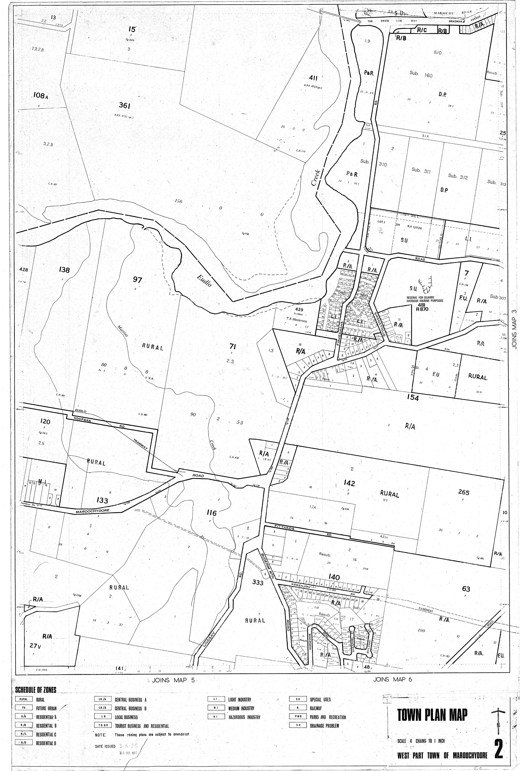 Town of Maroochydore - Sheet 2 June 1977