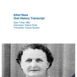 Ethel Rees Oral History Transcript