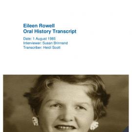Eileen Rowell Oral History Transcript