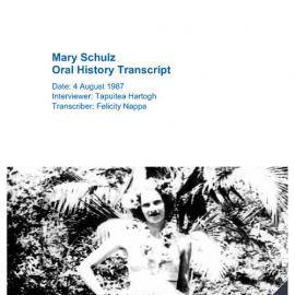 Mary Schulz Oral History Transcript