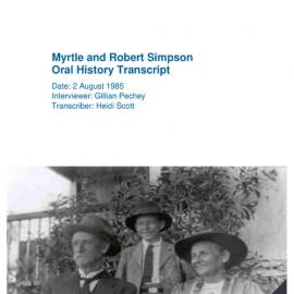 Myrtle and Robert Simpson Transcript