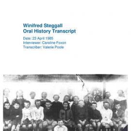 Winifred Stegall Oral History Transcript