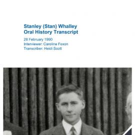Stan Whalley Oral History Transcript
