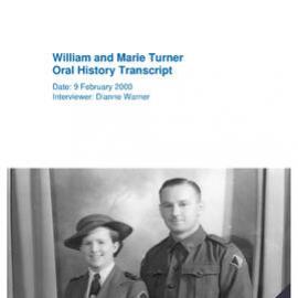 William and Marie Turner Oral History Transcript
