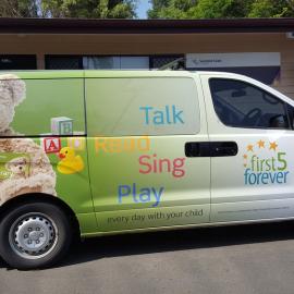Sunshine Coast Libraries First Five Forever Van