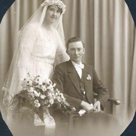 Jessie Luke married Benjamin Charles Peachey (Charlie) at Sunny Brae on 10th April 1923