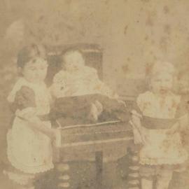 Mary Gentle (Polly) Luke (left), lsabella Murray (Bella) Luke (right), Amelia (Emily) Luke (centre)