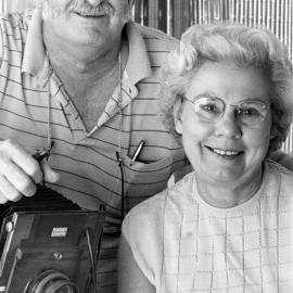 William (Bill) and Phyllis Robinson photographers and owners of Robinson Studios, Nambour, ca 1978