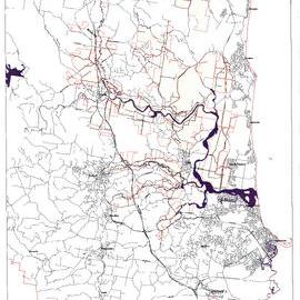 Cane Rail Network & Cane Assigned Land line map