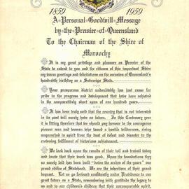 Centenary Celebrations 1859 - 1959