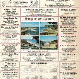 Coolum Beach Surf Life Saving Club Business Calendar - 1978