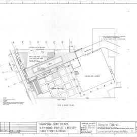 Nambour Public Library - Working Drawing - Site & Roof Plan