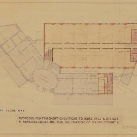 Proposed Reinstatement & Additions to Shire Hall & Offices - Drawing No. 6 - Sheet 2