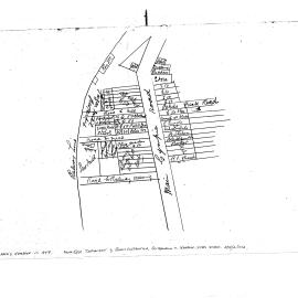 Sketch of Main Business Area of Nambour - 1897