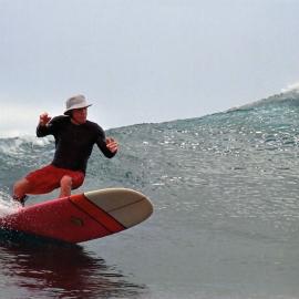 Barry Coulter surfing at New Island, Papua New Guinea