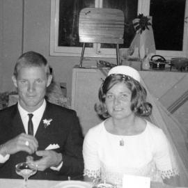Wedding reception at Alexandra Surf Club, 27th May 1967.