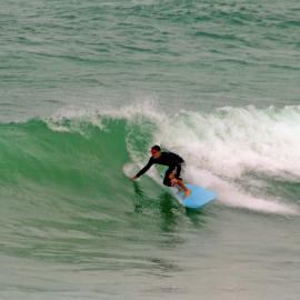 Barry surfing Arrawarra, NSW. ca. 2000