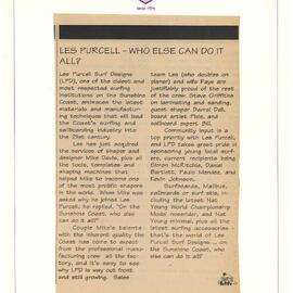 Les Purcell - Who else can do it all