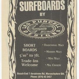 Surfboards by LPD advertisement