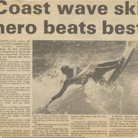 Bill Campbell wins surf ski competition