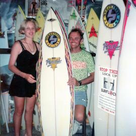 Les and Samantha, 1990