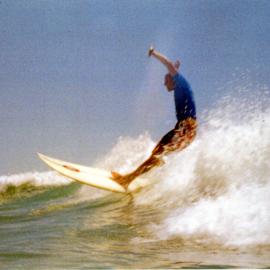 Les surfing, ca 1980