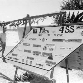 Les Purcell and 4SS Wave Ski Classic Signboard