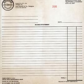 Les Purcell Surfboards Invoice 