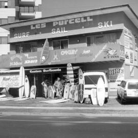 Les Purcell's Custom Surfboards Shop, Aerodrome Road, ca 1980s