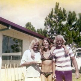 Les, Fay and David, Alex Headlands, 1975