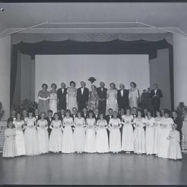 #11 - 1966 Palmwoods Deb Ball 1966 - group on stage