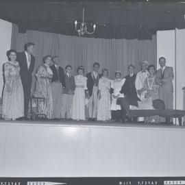 #19 - 1966 NATS play 'Are you a Mason.' - group on stage