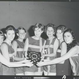 #43 - 1967 Basketball finals December 1967 - girls team